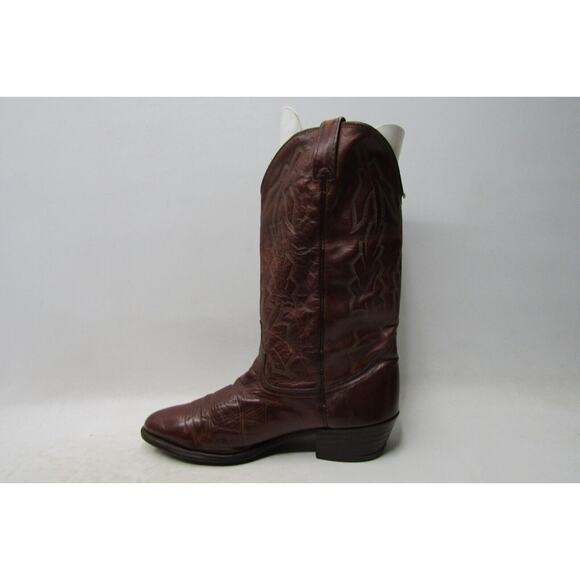 Dan Post Mens Size 10 EW Brown All Leather Western Cowboy Boots main image 9